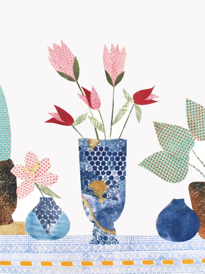 Summertime Florals Unframed Print for wholesale by Artxtiles