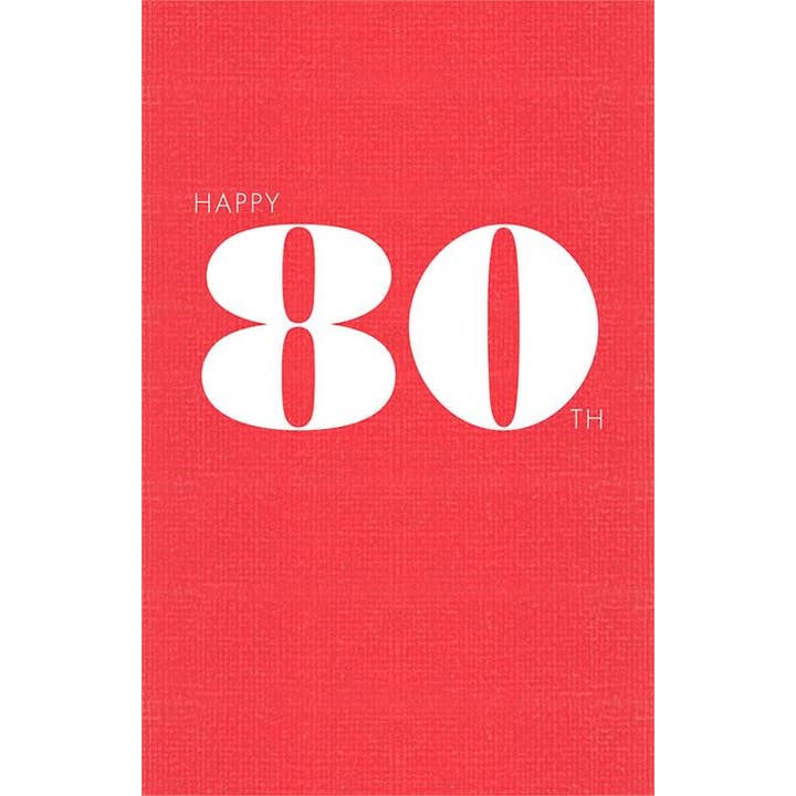 Found Image Press - Wholesale Postcard - Postcard HB-494 Happy 80th