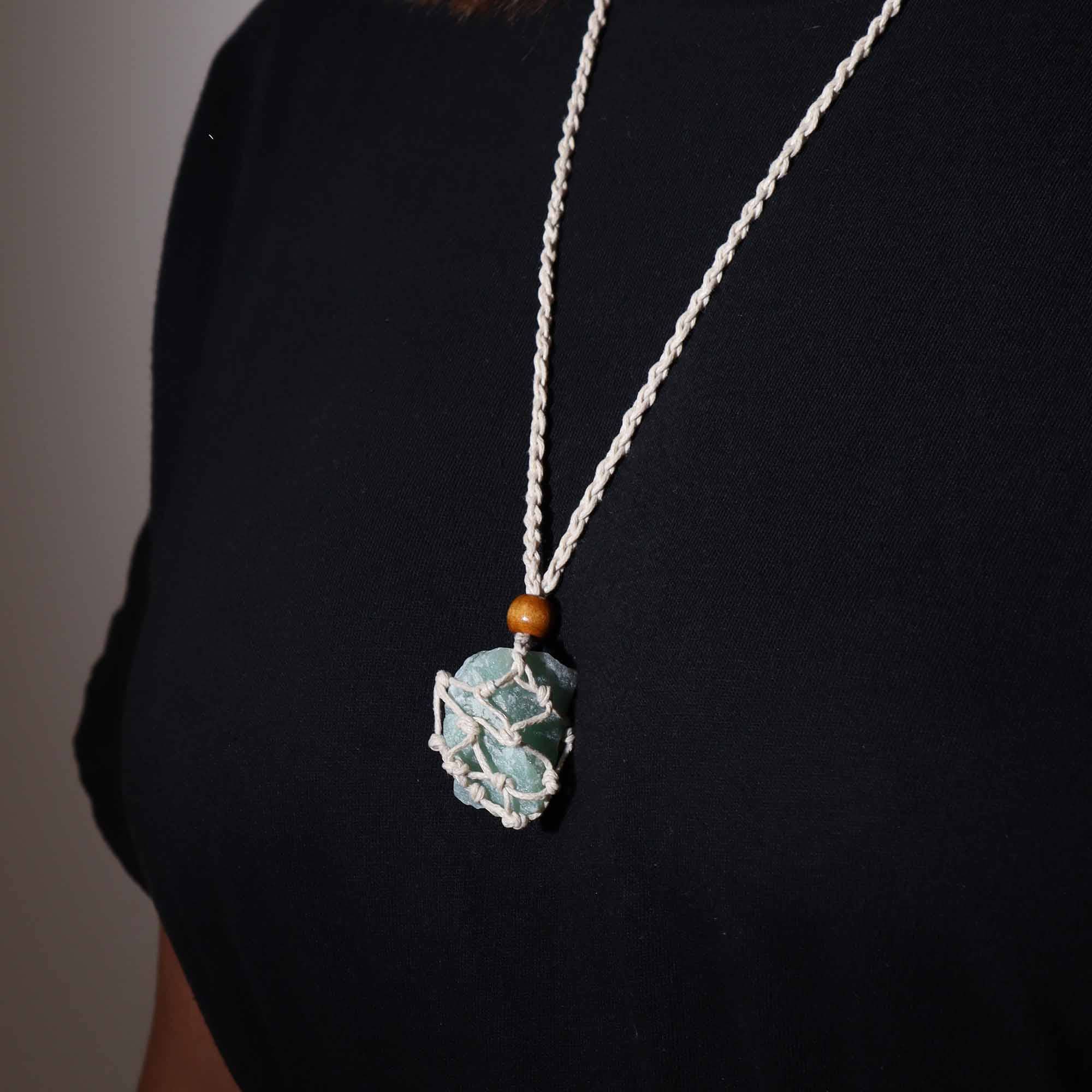 Ancient Wisdom – wholesale Pendant/charm necklace – Necklace Cord - Natural4