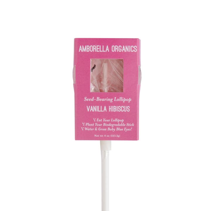 Amborella Organics - Wholesale Lollipop - Blooming Lollipop Bundle (Eat, Plant & Grow a Herb/Flower)