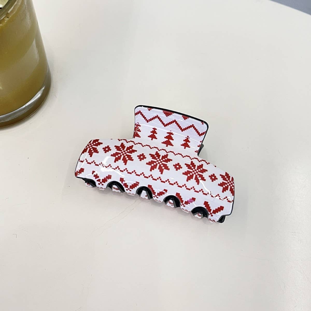 ACCITY - Wholesale Hair Clip - Women's - Christmas Reindeer Snowflake Hair Clip Shark Clip_CWAHA21535