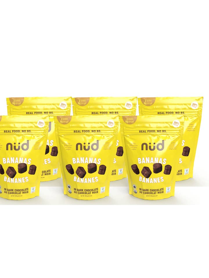 Chocolate Covered Bananas for wholesale by nud fud Inc.