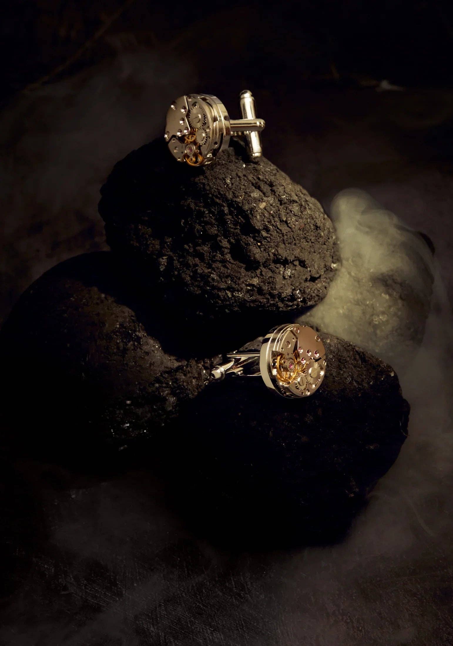 Latelita - Wholesale Cufflinks - Watch Movement Cufflink silver1