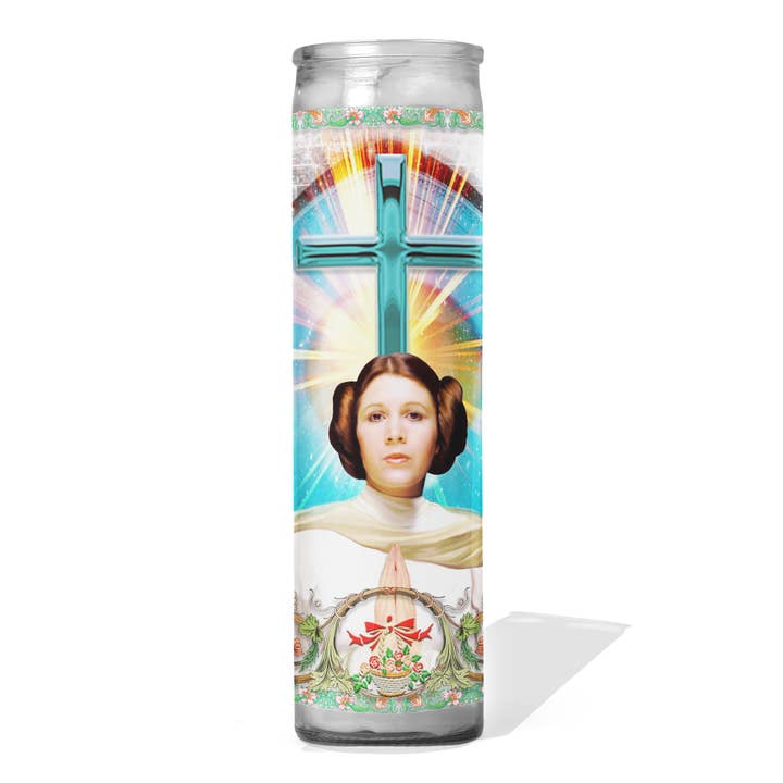 Prinsesse Leia Berømthed Bøn Lys - Carrie Fisher for engroshandel hos Calm Down Caren