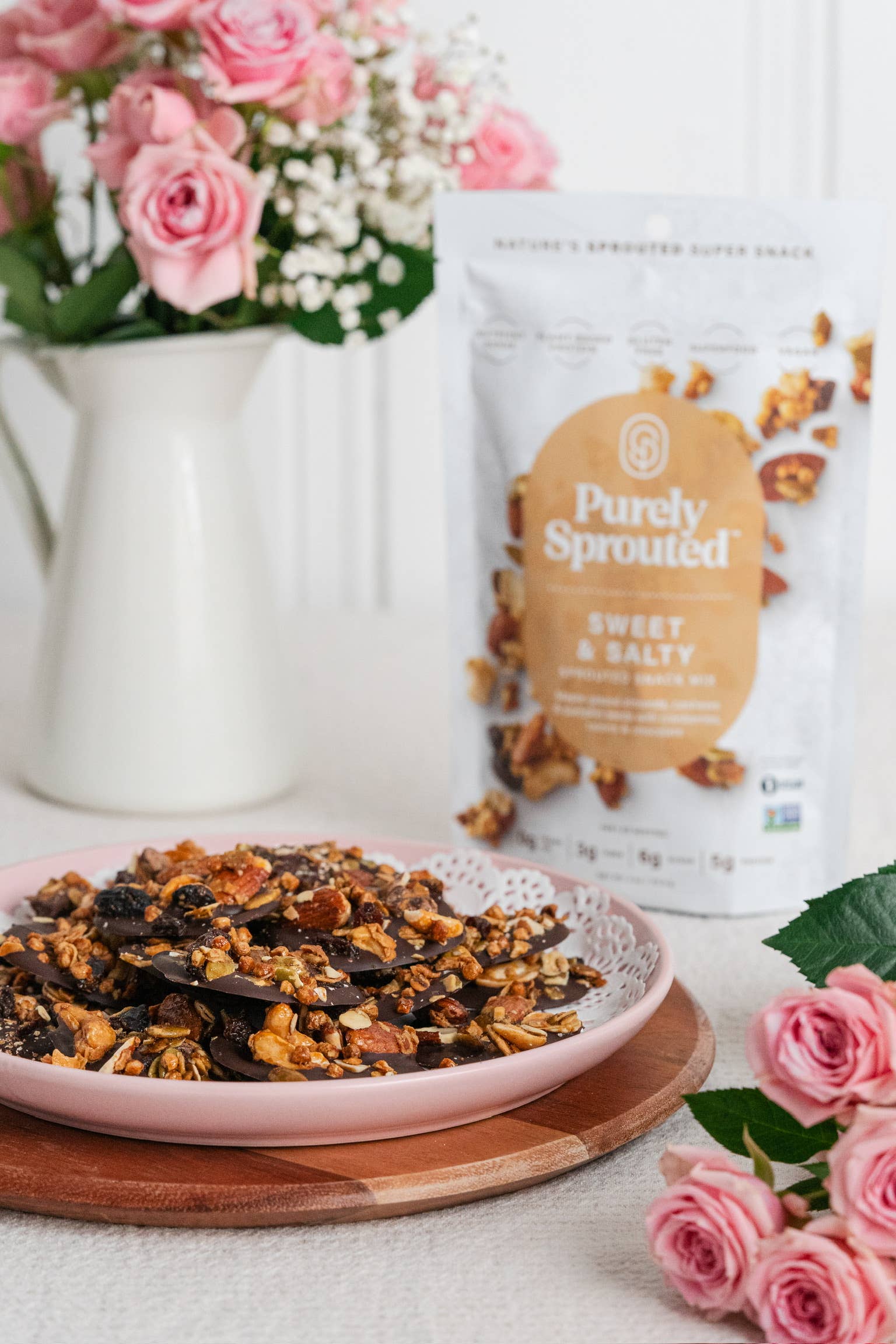 Lark Ellen Farm – wholesale Trail mix – Sweet & Salty Sprouted Snack Mix 4 oz bag2