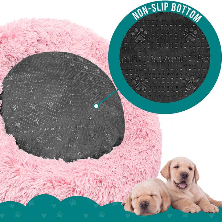 PetAmi - Wholesale Pet bed – Cat/dog - Fluffy Calming Donut Pet Bed37