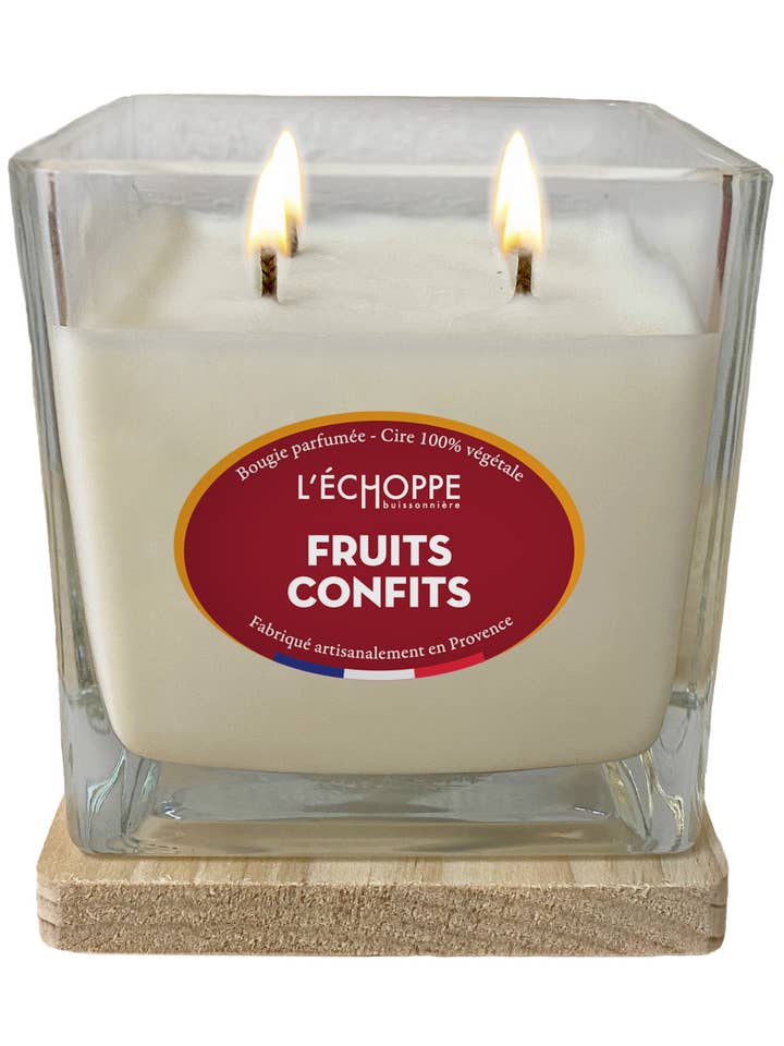 Frutti Canditi - Candela profumata 400g per la vendita all'ingrosso da parte di L'Échoppe Buissonnière