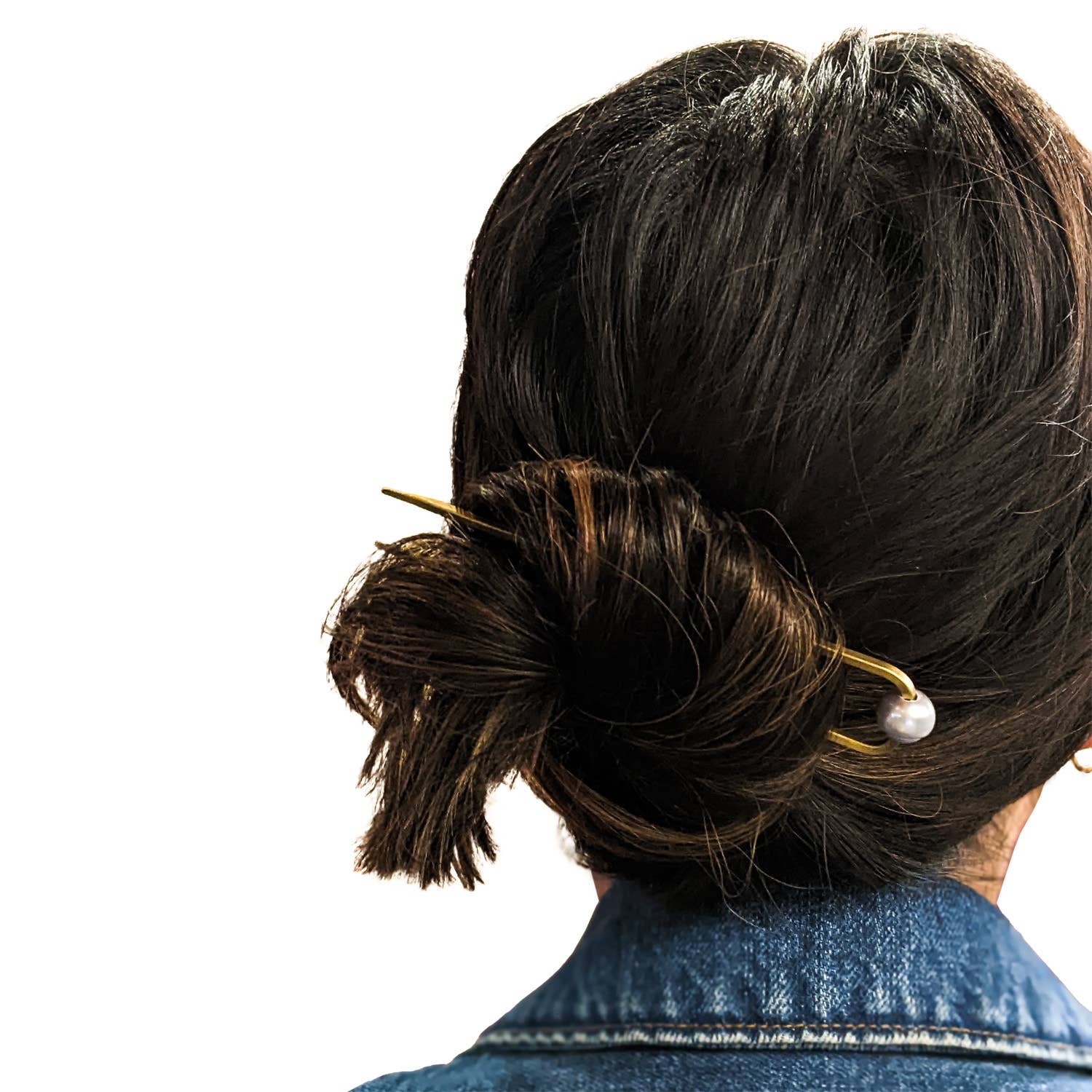 PeLo Modern Hair - Vente Épingles à cheveux - Fourchettes Chunky Pearl - Crème + Minuit3