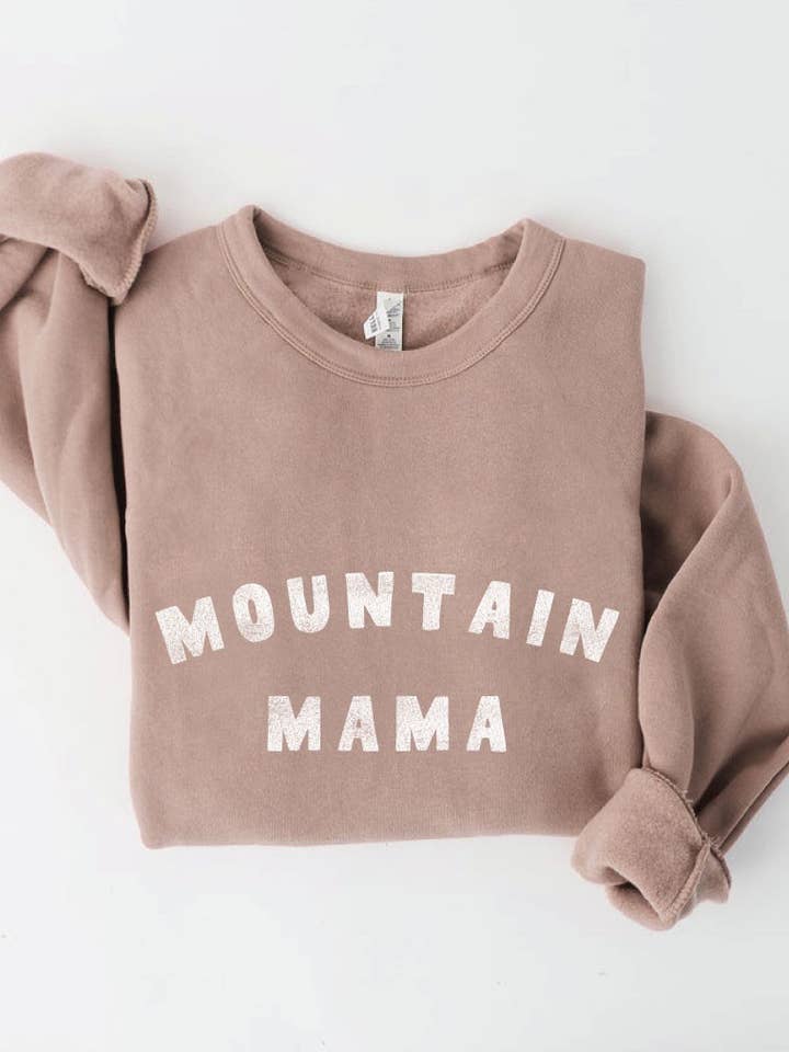 OAT COLLECTIVE - Wholesale Graphic Sweatshirt - Women's - MOUNTAIN MAMA Graphic Sweatshirt4