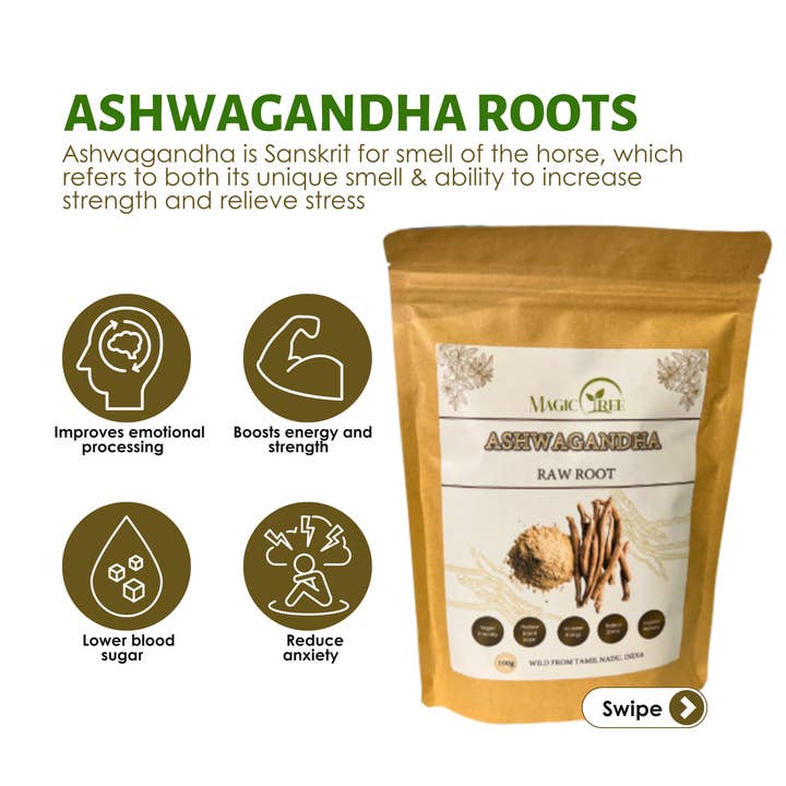 MagicTree Superfoods - Wholesale Protein/Superfood Powder - Ashwagandha Pure Roots