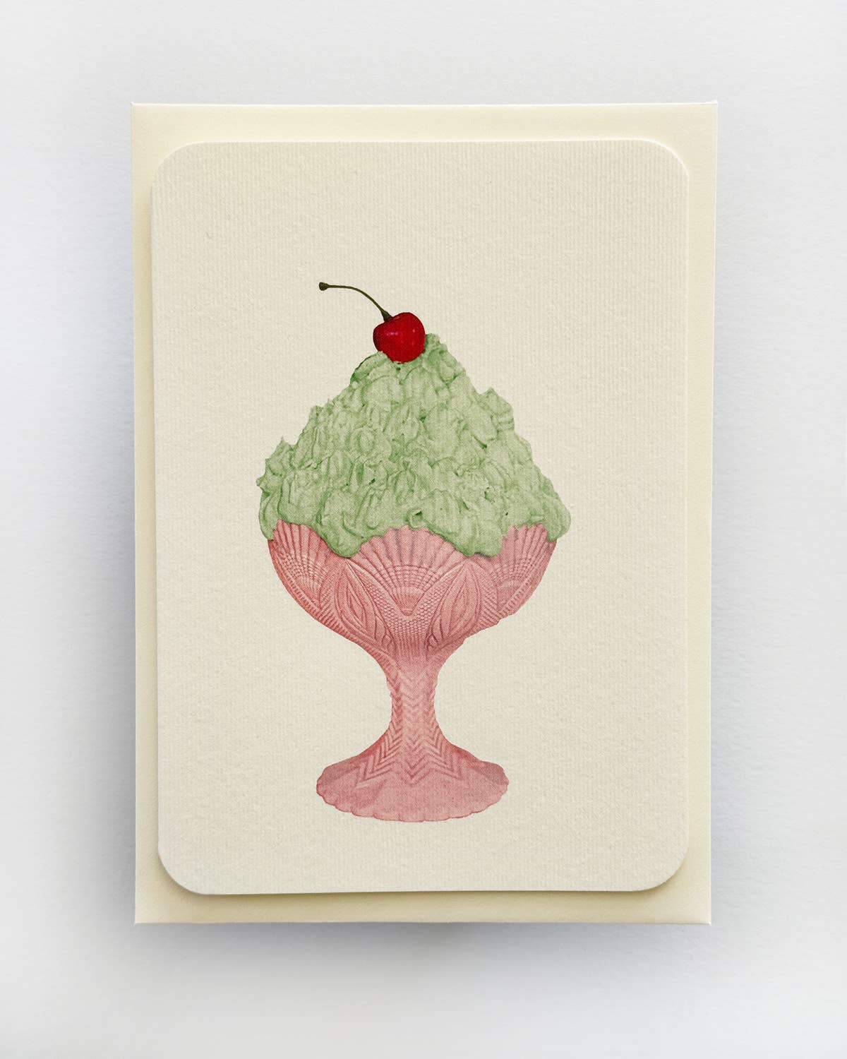 Canonbury Press – wholesale Birthday card – Pistachio Chantilly Cream Greeting Card | Birthday Card2