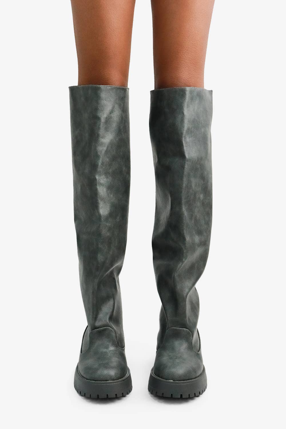 Lemonade Shoes – Engroshandel Støvler - Dame – CITY OF GOD høje slaskede støvler med robust sål2