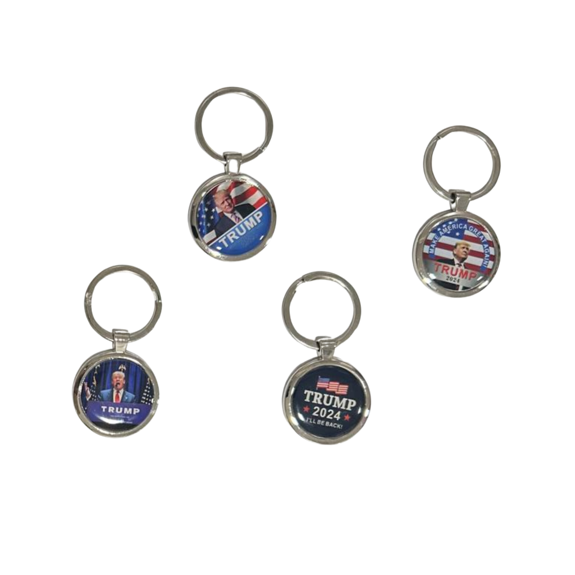 K & S WHOLESALE INC - Wholesale Keychain - Unisex - Trump Keychain 12 CT0