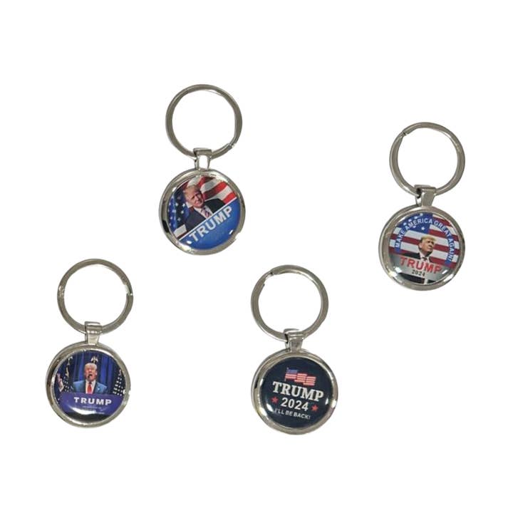 K & S WHOLESALE INC - Wholesale Keychain - Unisex - Trump Keychain 12 CT0