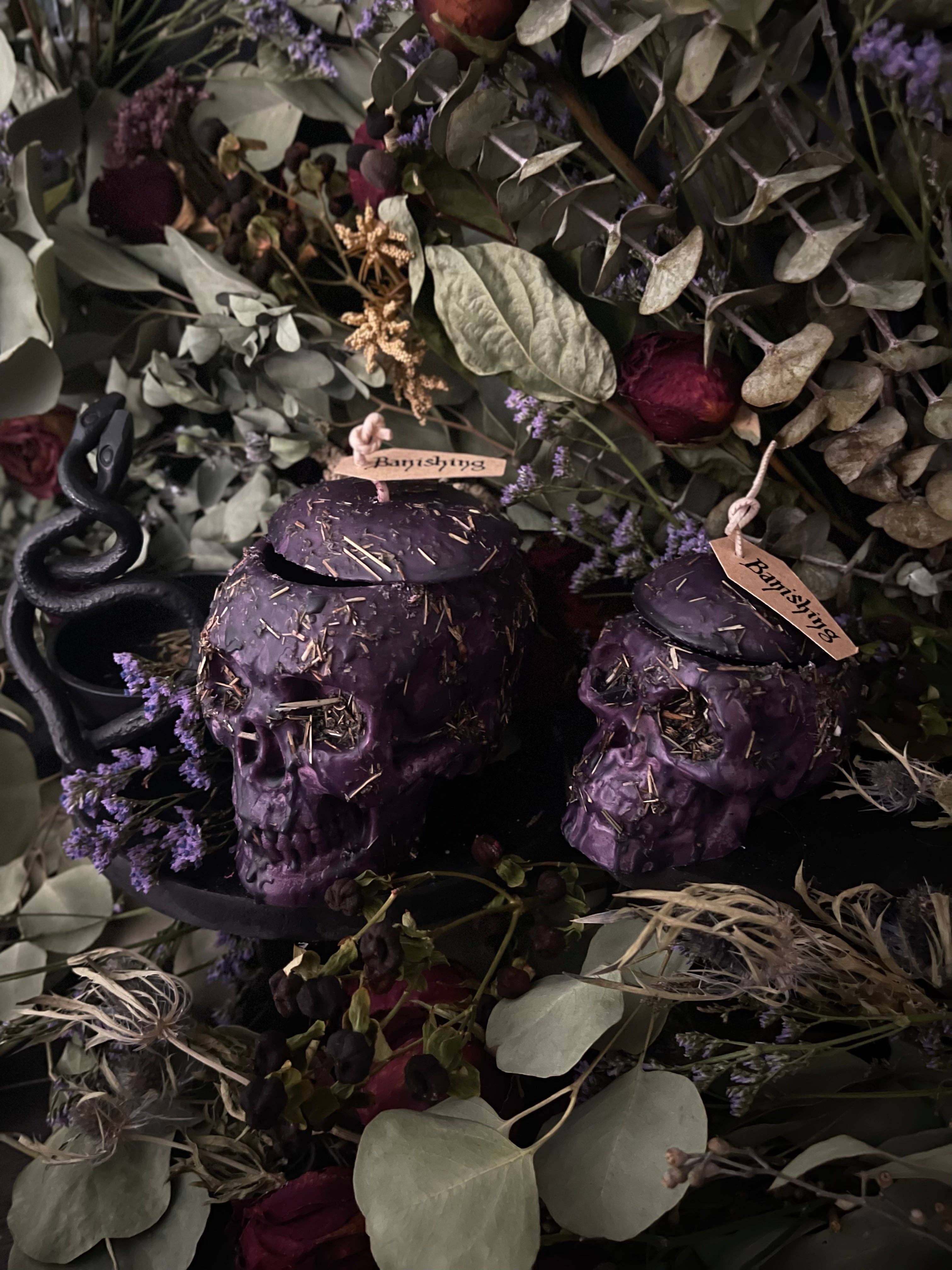 ComaVVitch - Wholesale Votive Candle - Dressed Thought Control Candles | Skull Candles | Witchcraft7