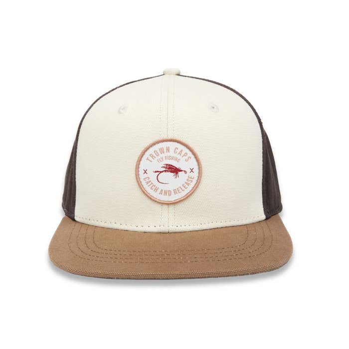 Trown Headwear and Hats - Wholesale Trucker Hat - Unisex - FLYFISH (WHITE)1