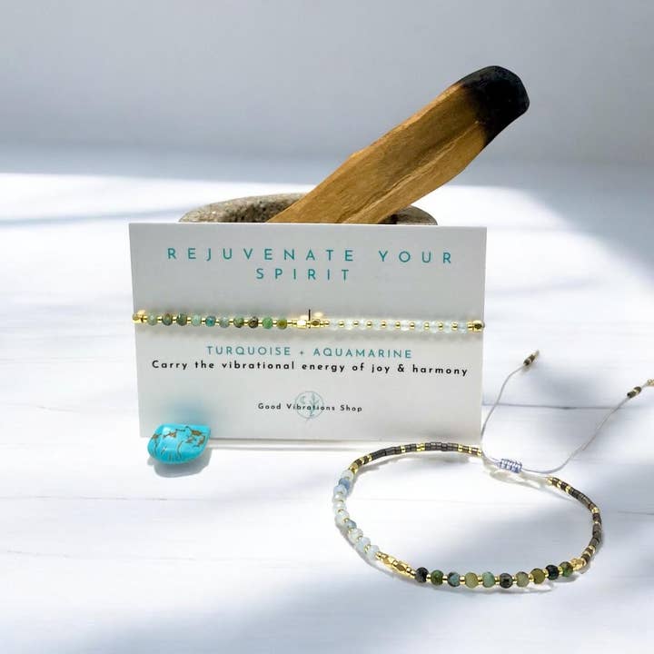 Good Vibrations Shop – wholesale Beaded bracelet – Rejuvenate Your Spirit ⎮ Gemstone Intention Bracelet2