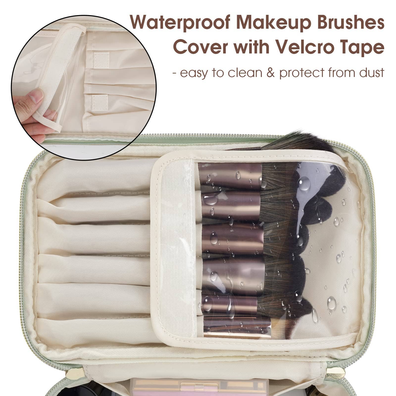 wandf - Wholesale Make-up/cosmetic bag - Vegan Leather Cosmetic Brush Bags Makeup Case 25