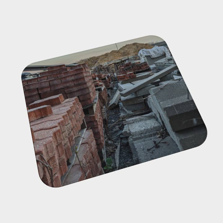 Desk Mat | Brick Yard for wholesale by Creative Artifacts HQ