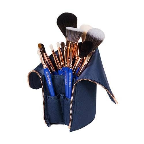 Bdellium Tools - Wholesale Makeup Brush Set - Golden Triangle PHASE I Complete 15pc. Brush Set with Pouch5