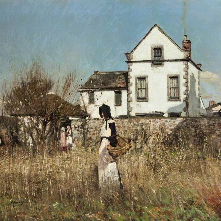 Through Tall Grass - Fine Art Framed Print for wholesale by Maple Hill by Karen