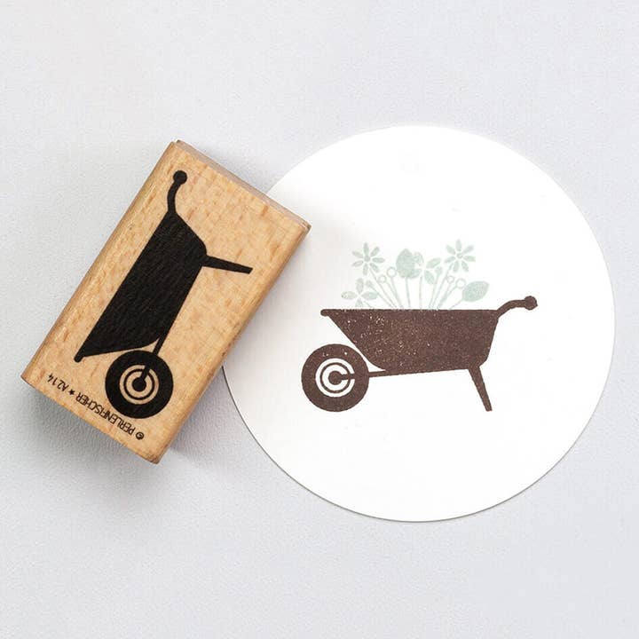 5x Stamp | Wheelbarrow for wholesale by Perlenfischer