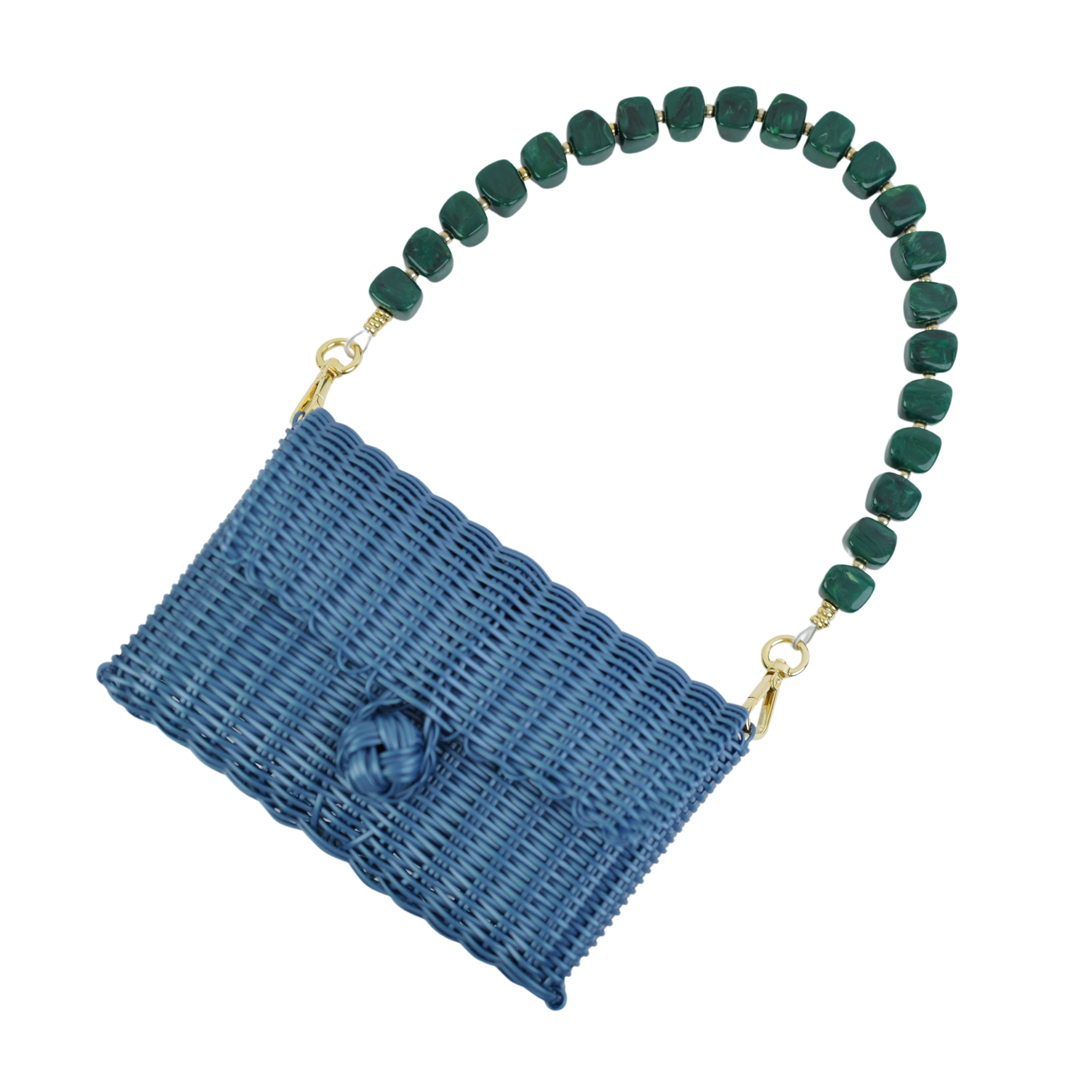 The Lilley Line - Wholesale Clutch Bag - Women's - Pochette , Midnight Malachite Cubes3