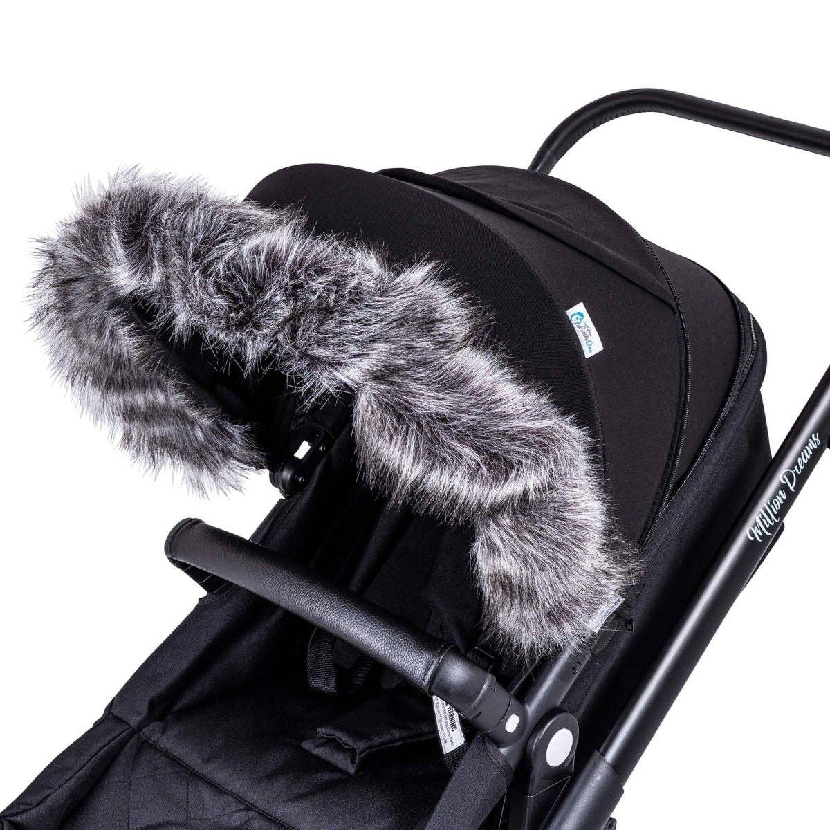 For Your Little One - Wholesale Stroller Cover/Accessory - Baby - Pram Fur Hood Trim Attachment for Pushchair Compatible with Joie7