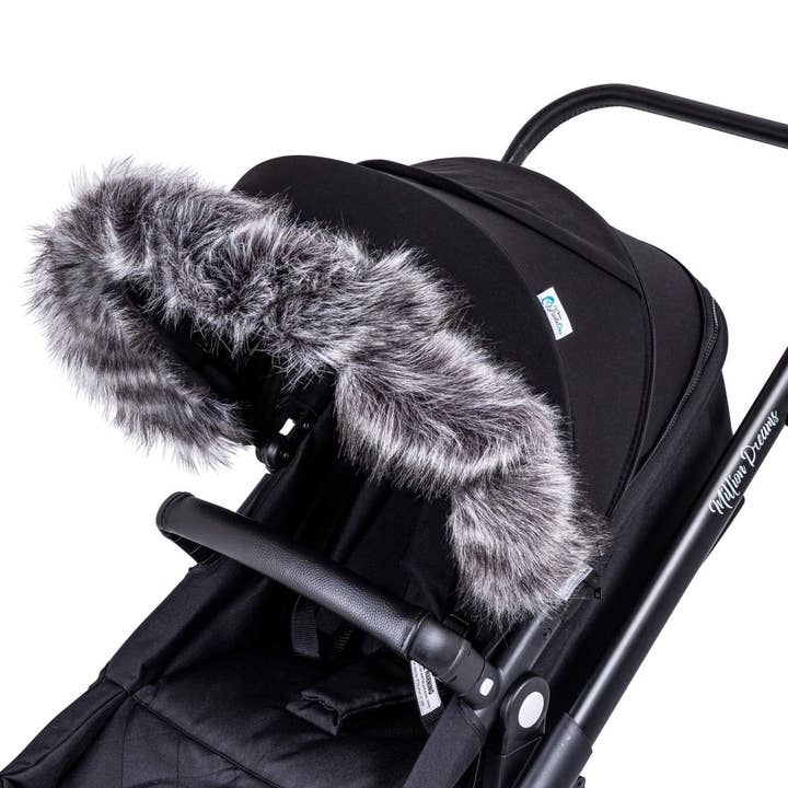 For Your Little One - Wholesale Stroller Cover/Accessory - Baby - Pram Fur Hood Trim Attachment for Pushchair Compatible with Joie7