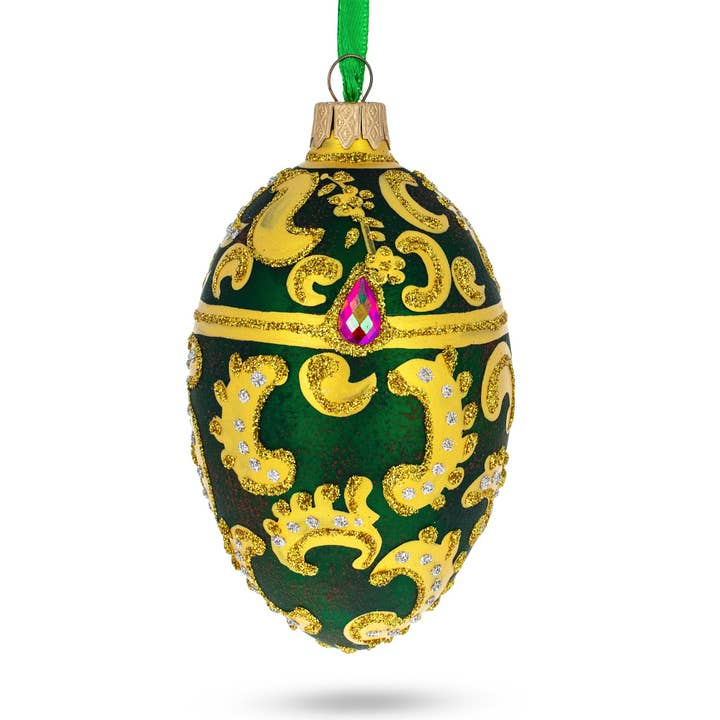 BestPysanky - Wholesale Ornament - 1891 Memory of Azov Royal Glass Egg Ornament