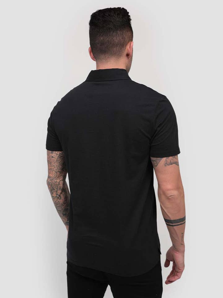 INTO THE AM - Wholesale Polo - Men's - Men's Short Sleeve Polo Shirt (Branded)2