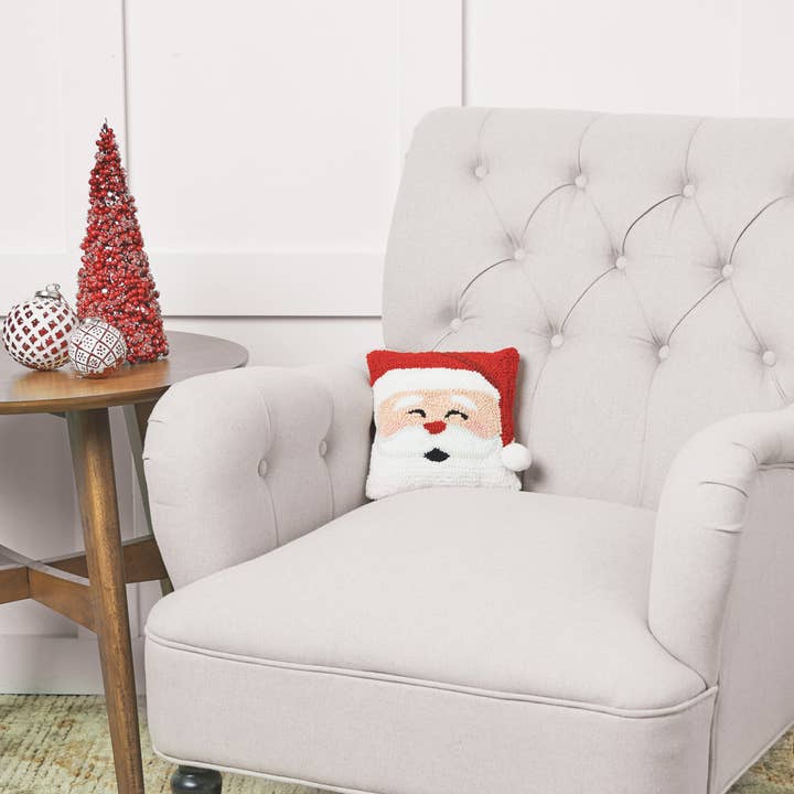 C&F Home - Wholesale Throw/Decorative Pillow - Christmas Happy Santa Throw Pillow