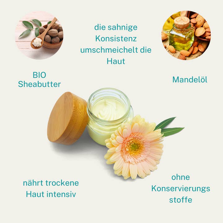 Kleine Auszeit Manufaktur - Wholesale Body Balm/Butter - SHEA CREAM - 100 ml3