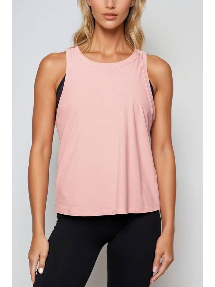 Relaxed Studio Tank Vest Soft Peach for wholesale on Faire2