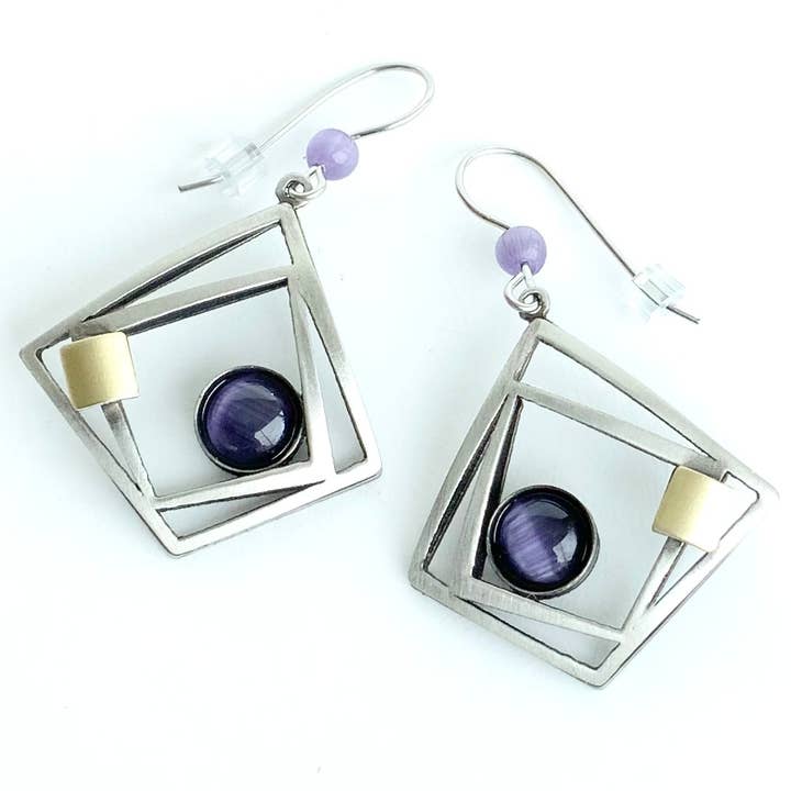 Christophe Poly / Crono Design - Vente Parures de bijoux - Prépack BOUCLES D'OREILLES (DY12P) - 18x Crochets d'Oreilles en Fil & Présentoir Offert42