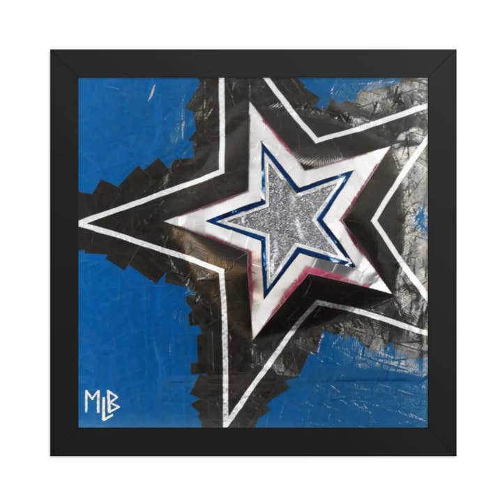 Star Framed Poster for wholesale by MLB Artist