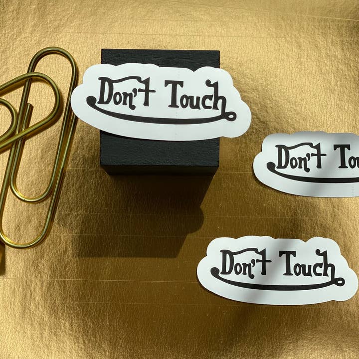 Raak matte vinylstickers niet aan voor wholesale door LuXe Add-On