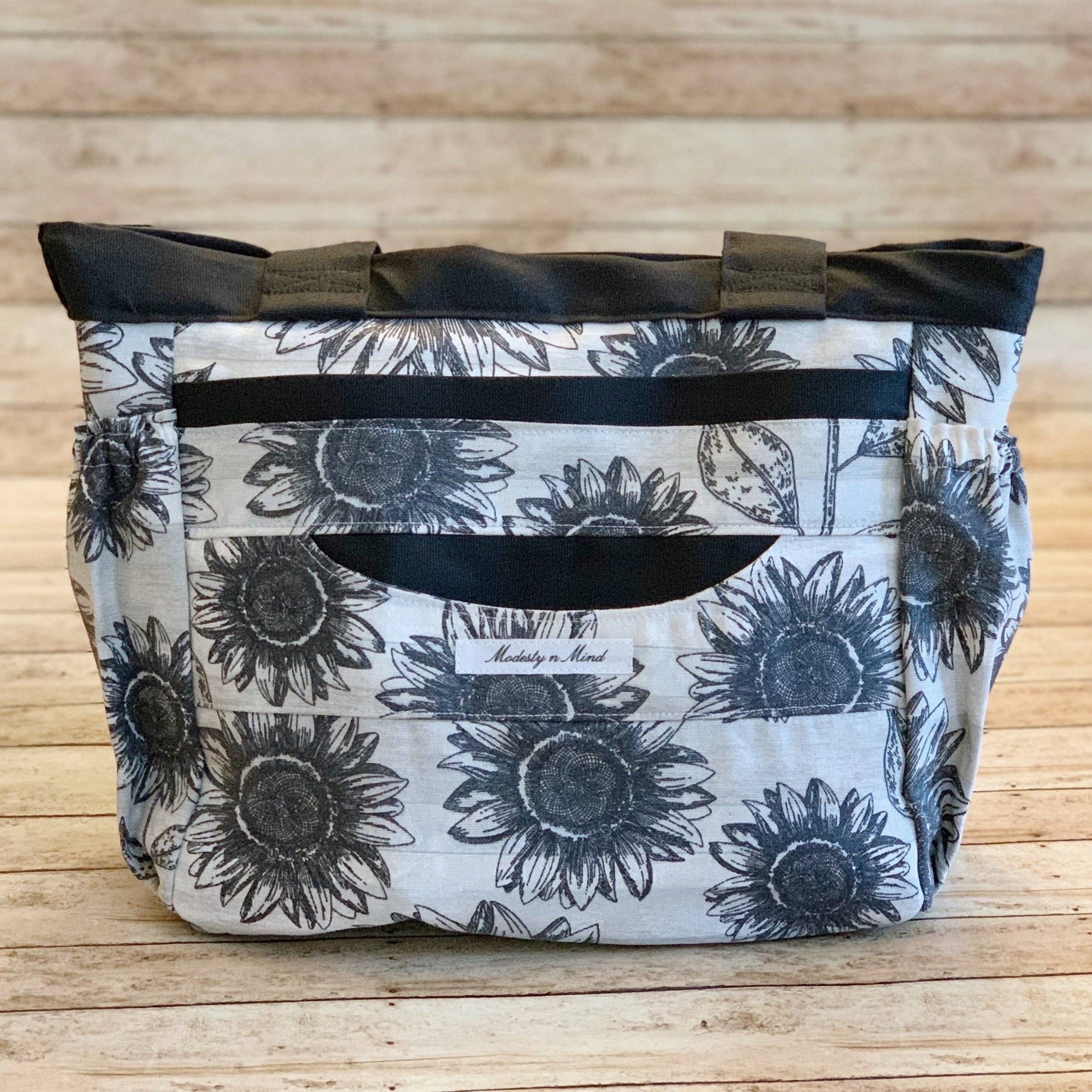 Modesty n Mind - Wholesale Tote Bag - Women's - Sunflower Mini Everything Tote2