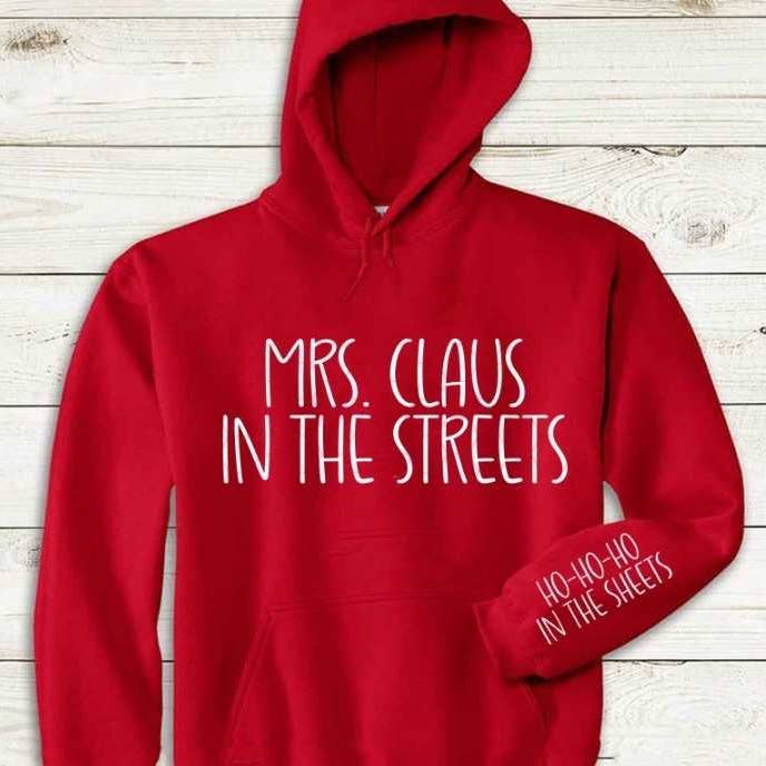 Mme Noël dans la rue... Ho ho ho Dans les draps pour la vente par Shawberry Boutique