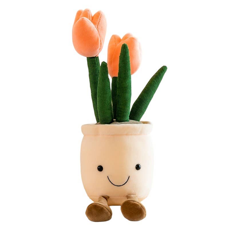 ToyalFriends - All Import Duties Covered! - Wholesale Stuffed/Plush Toy - Kids & Baby - 35cm Tulip Plush Toy | Cute Smiling Flower Pot Stuffed Doll1