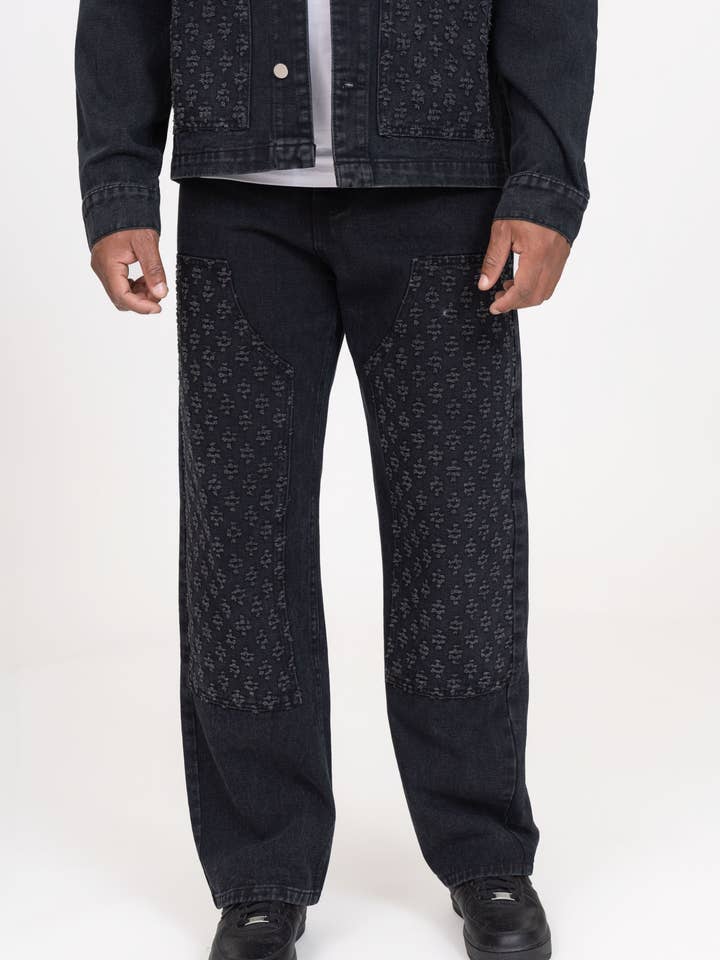 Zayne Paris - Wholesale Top & Pant Set (NOT Loungewear) - Men's - Set with jacket and jeans with pockets tx12476