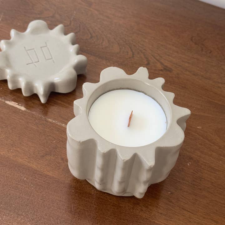 Atelier La Rouleuse - Wholesale Jar/Filled Candle - FORMA - mandarin and resin coconut wax candle2