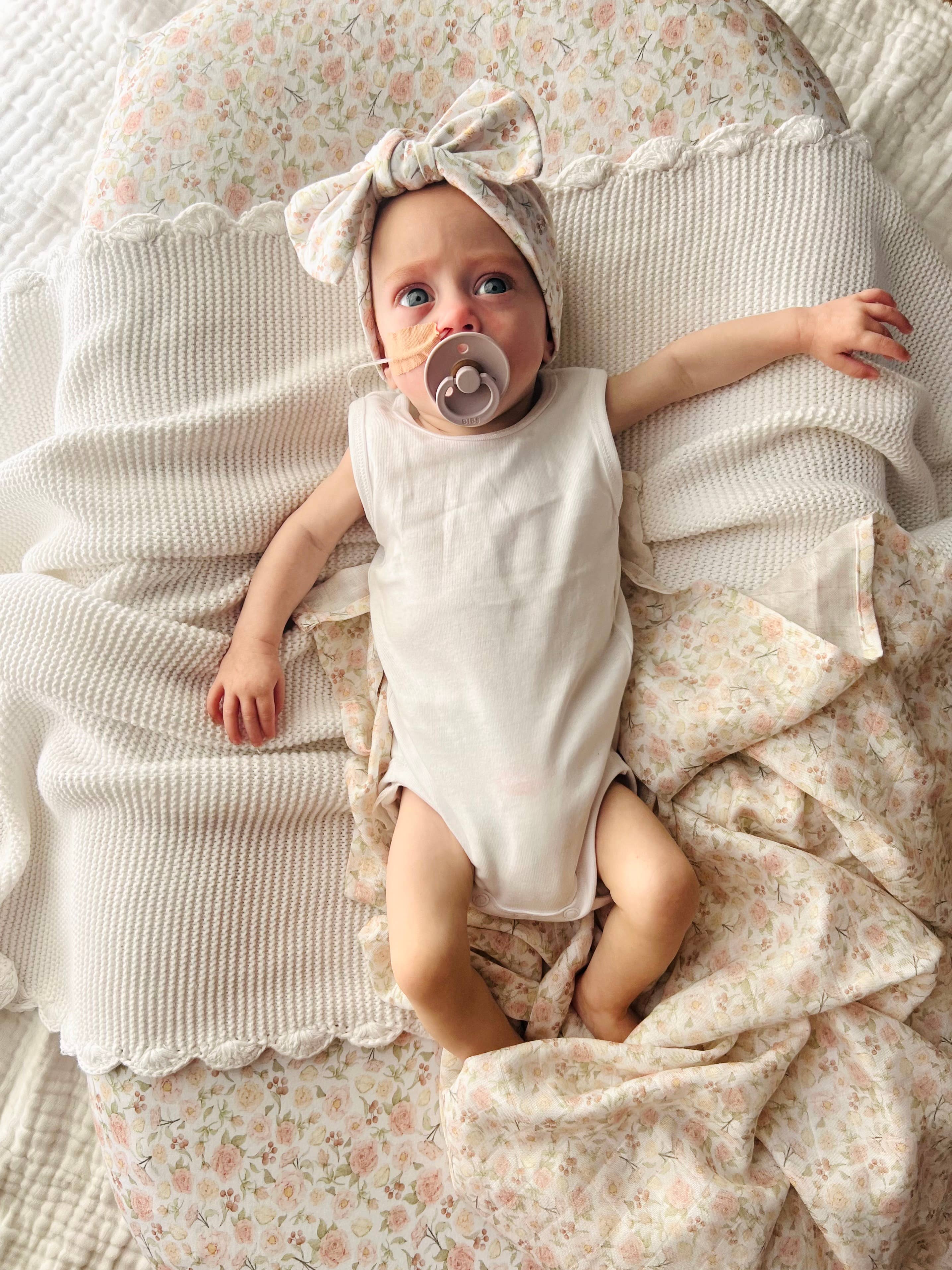 Cuddle Bug & Co - Wholesale Swaddle - Baby - Cuddle Bug & Co Bamboo Muslin Wrap Lola2