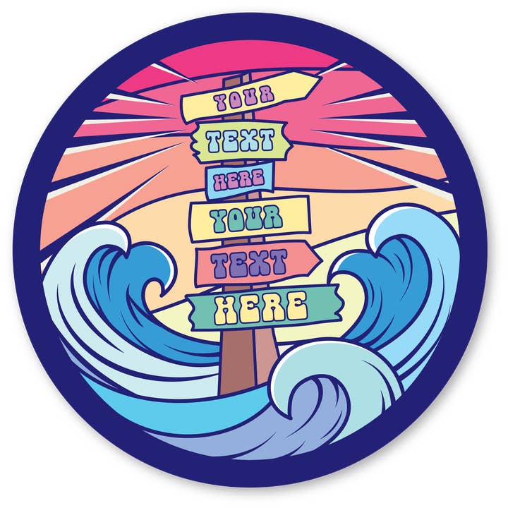 Bureau Ornament - Padbord Golven voor wholesale door Morris Magnets