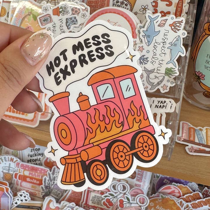 Hot Mess Express-sticker voor wholesale door amarieacreates
