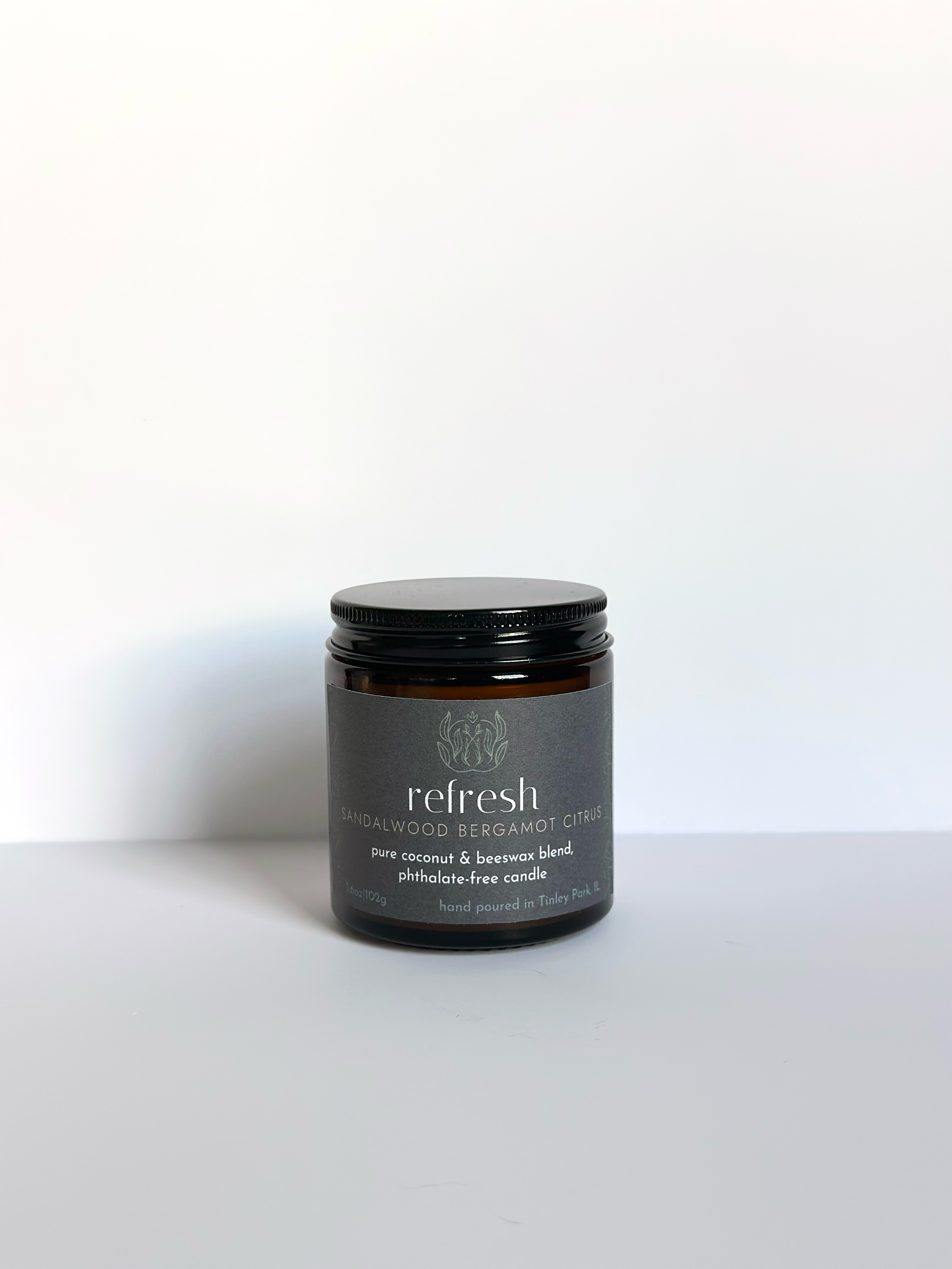 Sprig & Flame - Wholesale Jar/Filled Candle - REFRESH | Pure Coconut Beeswax Hand-Poured Wood Wick Candle5