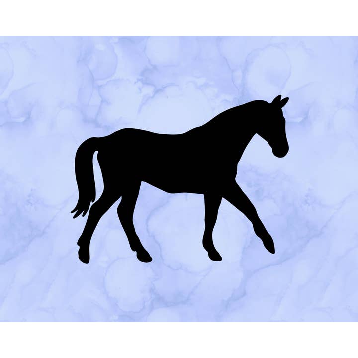 Horse Silhouette Decal (2") for wholesale by Sticking with You