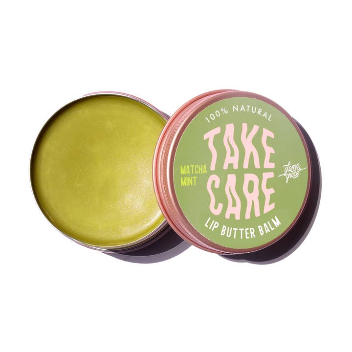 Take Care - Lip Butter Balm - Matcha Mint for wholesale by Glam & Grace