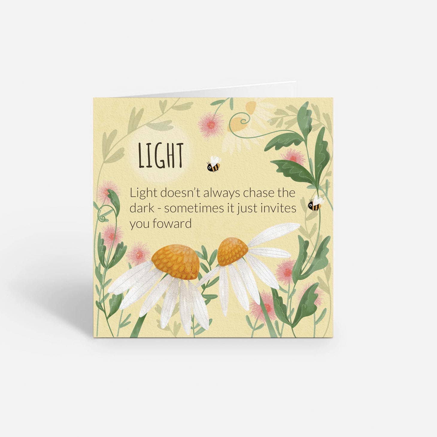 Ilana Ewing Designs – wholesale Encouragement card – Light Greeting Card -Inspirational, Encouragement Quote1