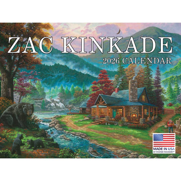Zac Kinkade Calendar 2026 Monthly for wholesale by 2026 Calendars